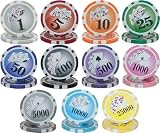 100 Yin Yang Poker Chips - 11.5gm, 39mm