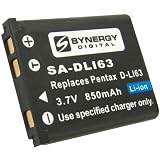 Synergy quality, 3yr warranty, replacement for Pentax DLi63, 850mAh