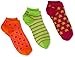 Jefferies Socks Girls 2-6X Dot/Stripe/Star Triple Treat Socks 3 Pair Pack
