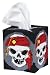 Janlynn Plastic Canvas Kit, 5-Inch by 6-Inch by 5-Inch, Pirates Tissue Box Cover