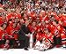 2004 World Cup Champion Team Canada Center Ice Celebration Group Shot with Trophy 10 x 8 Licensed Photo - Poster -- Framing Options Available
