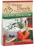 Kitchen Blends Creamy Spinach Dip Mix, 0.8-Ounce Packages (Pack of 4)