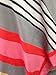 Women's Geometric Striped Print Drape Front Knit Cardigan (S, Red)