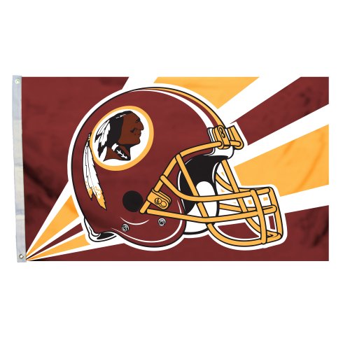 NFL Washington Redskins 3-by-5 Foot Helmet Flag at Amazon.com