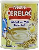 Nestle Cerelac, Wheat With Milk, 14.11-Ounce Cans (Pack of 4)