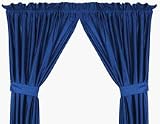 New York Giants 63L x 82W Coordinating Jersey Mesh Tie Back Drape for the Locker Room or Sideline