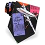Men's World Traveler Microfiber Tie by NovelTies in Black