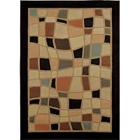 Contemporary Area Rug, Home Dynamix Catalina Black.