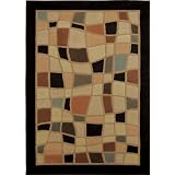 Home Dynamix Catalina 4470-450 Black 3-Feet 3-Inch by 5-Feet 2-Inch Contemporary Area Rug by 