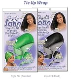 Stay On Satin Nites Tie Up Wrap Cap #774
