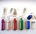 5pc Small Size / MEDICAL ALERT - FIRST AID container PILL CASE Set - Key Chain - Water Resistant