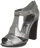 BCBGMAXAZRIA Women’s Nowells Open-Toe Pump,Pewter,7 M US