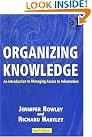 Organizing Knowledge