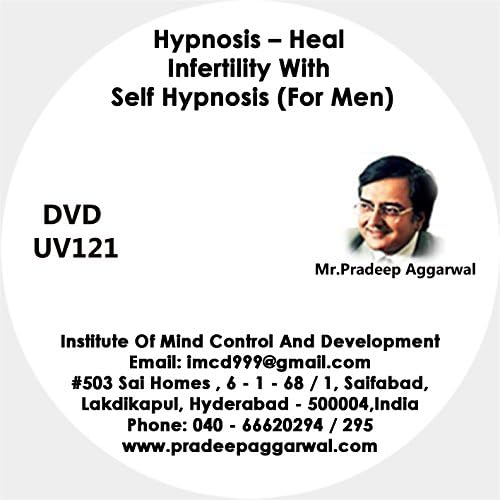 Hypnosis - Heal Infertility With Self Hypnosis (For Men), DVD