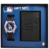 Game Time MLB-WWG-LA Los Angeles Dodgers Watch and Wallet Gift Set
