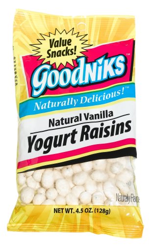 Good Sense Goodniks, Yogurt Raisins, 4.5-Ounce Bags (Pack of 12) by Good Sense