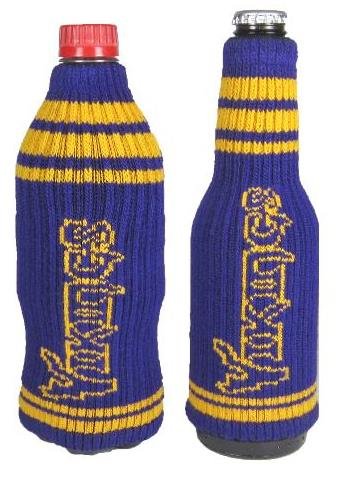 NFL Football Krazy Kover Strecthable Can Bottle Drink Insulator Holder Cooler 2-Pack (Minnesota Vikings)