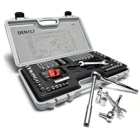 Denali 64-Piece 1/4- and 3/8-Inch Drive Socket Set, SAE/Metric $17.68