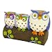Allure Home Creations Awesome Owls Resin Toothbrush Holder