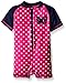 Wippette Girls' Baby Polka Dot with Butterfly 1 Piece Swim