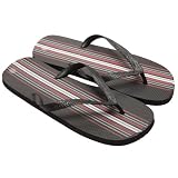 Mens Stripe Pattern Summer/Beach Wear Flip Flops