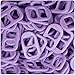 BEADTIN Lilac Light Purple Opaque 25mm Plastic Soda Pop Tabs (2oz)