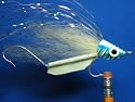 NEW FLIES Holographic & Glow in the Dark Tandem Hook Sinking Head Fly #30