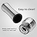 Victus Kitchenware Pepper Mill Salt and Pepper Grinder Spice Grinder Salt Mill Adjustable Manual Stainless Steel Cookware 100% REPLACEMENT GUARANTEE