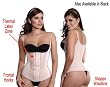 Underbust Latex Vest w/ Lace Finish Front - (Style# V_310)