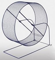 Prevue Pet Products SPV90013 Wire Mesh Hamster/Gerbil Wheel Toy for Small Animals, 8-Inch, Colors Vary
