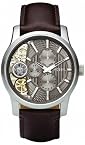 Fossil Twist Leather Watch - Brown, ME1098
