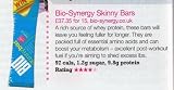 picture of Bio-Synergy Skinny Protein Bar Vanilla,  15x30g Protein Bars