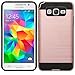 GW Cases Compatible for Samsung Galaxy On5 [Shock Absorption/Impact Resistant] Hybrid Dual Layer Armor Defender Protective Case Cover for Galaxy On5 (Brush Rose Gold)