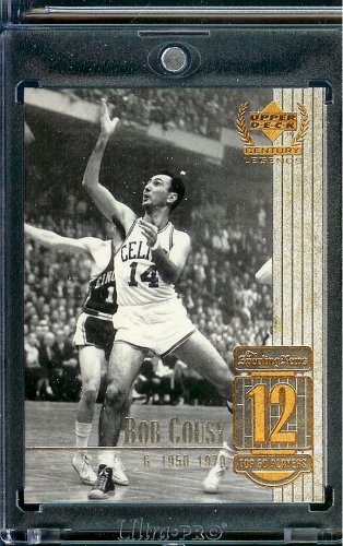 1999 Upper Deck Century Legends Basketball Card # 12 Bob Cousy Boston Celtics -Shipped In A Protective ScrewDown Case!
