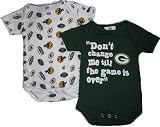 Green Bay Packers 2pc Creeper / Onesie Set 18 Month Baby Infant