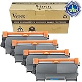 4 Pack V4INK New Compatible with Brother TN450 Toner Cartridge-Black