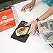 Meal Prep Zone 3 Compartment Food Storage Containers with Lids, Set of 7