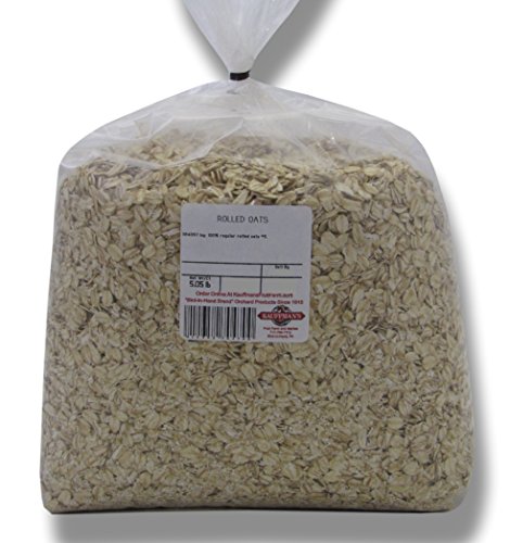 Bulk Old-Fashioned Non-GMO Rolled Oats, 5 LB. Bag (Pack of 2)