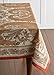 Maison d' Hermine Table Cloth Rectangle Table 100% Cotton 54 x 72 Inches Tablecloth Reusable Decorative Everyday Use for Dining Room, Farmhouse, Home, Party, Festive & Wedding - Kashmir Paisley