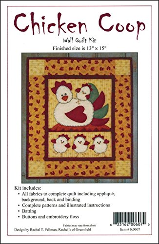 Rachel's Of Greenfield Chicken Coop Quilt Kit-13