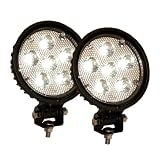 AnzoUSA 881002 4.5 Round Stealth Vision High Power LED Fog Light - (Sold in Pairs) by AnzoUSA