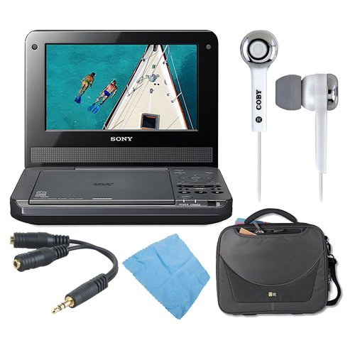 51Jbj5ssYEL Sony DVP FX730 7 Inch Portable DVD Player in Black + Accessory Kit