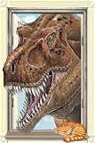 (24x36) Laminated T-Rex Dinosaur Window Print Poster