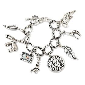 African Animal Theme Designer Style Charm Bracelet Fashion Jewelry