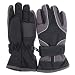 Great quality kids ski gloves. Waterproof inner lining. Fibre: 100% Polyester. Hand wash only. Ideal for wearing in the cold weather. Keeps their hands nice and warm. The velcro strap lets you tighten the gloves around the wrist when worn.