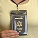 StoreSMART Sport - Zipper Passport Holder with Lanyard - Clear Plastic Front & Black Plastic Back - SPCR1596ZIPS