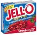 Jell-O Sugar-Free Gelatin Dessert, Strawberry, 0.3-Ounce Boxes (Pack of 24)