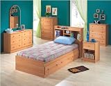 Coaster 400080 Youth Oak Bedroom Set