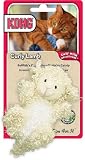 KONG Curly Lamb Catnip Toy, Cat Toy, Cream