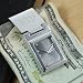Cathy Graphite Face Watch Money Clip - Silver